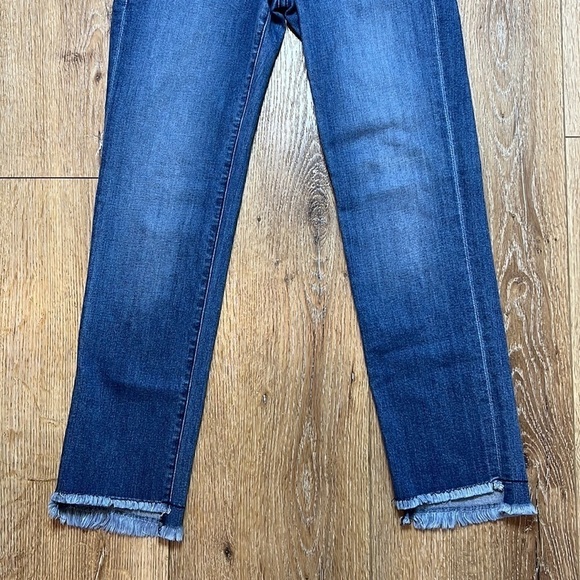 Parker Smith Straight Leg Raw Hem Jeans Size 00/24 - Picture 6 of 9